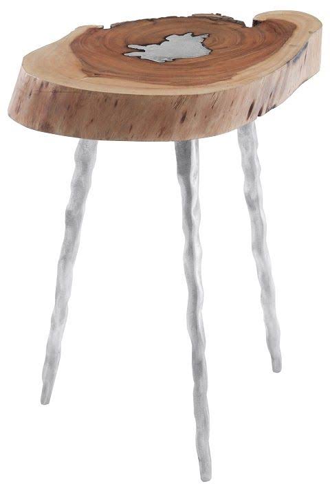 Poured Aluminum Side Table T42476