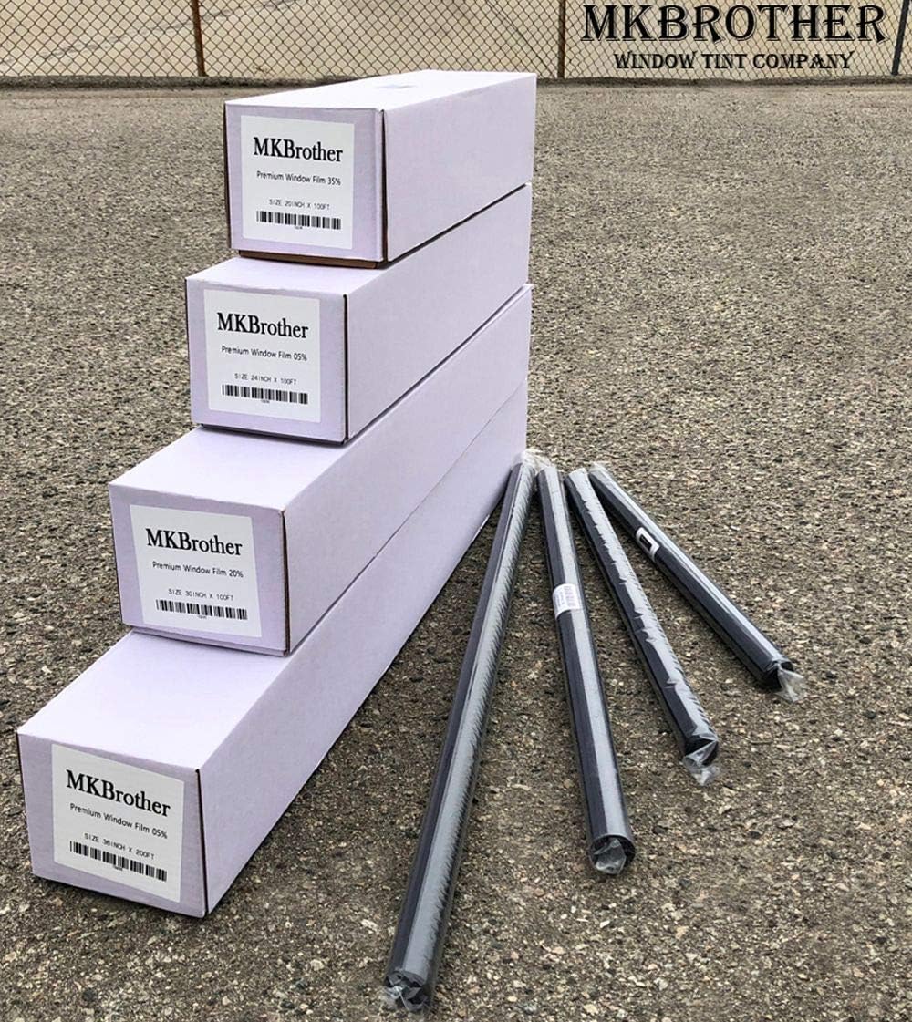 2PLY 20% VLT 30 in x 30' Ft Window Tint Film Pack of 2 T3595