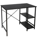 Black 2 Tier Computer Desk B5702