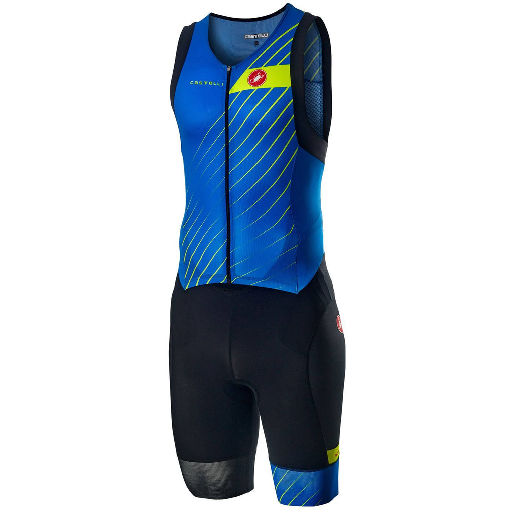 Drive Blue Sleeveless Suit J3157