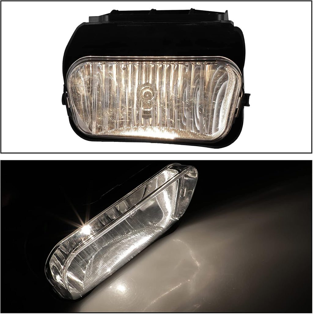 Fog Lights Pack of 2 with H10 12V42W Halogen Bulb Clear Lens P627803
