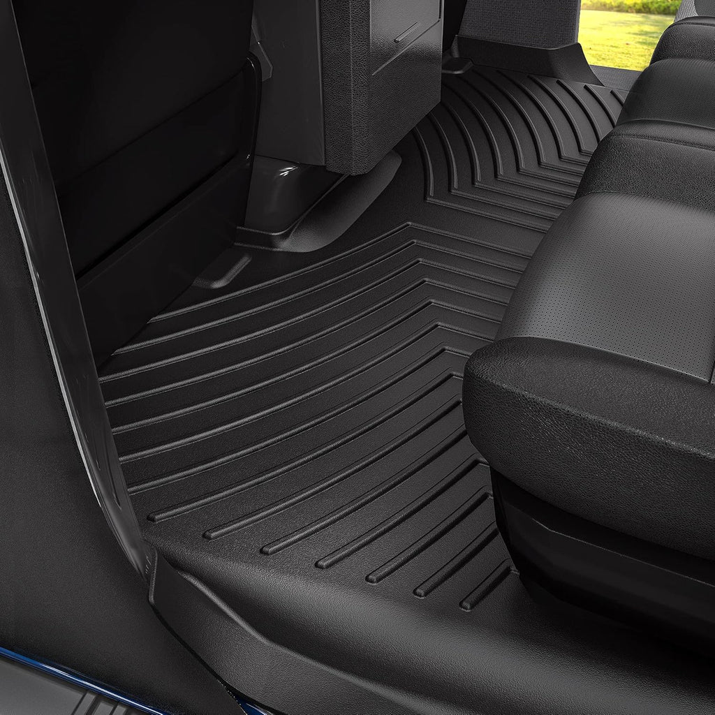 Black TPE Floor Mats for Dodge Ram 1500 Crew Cab N315968