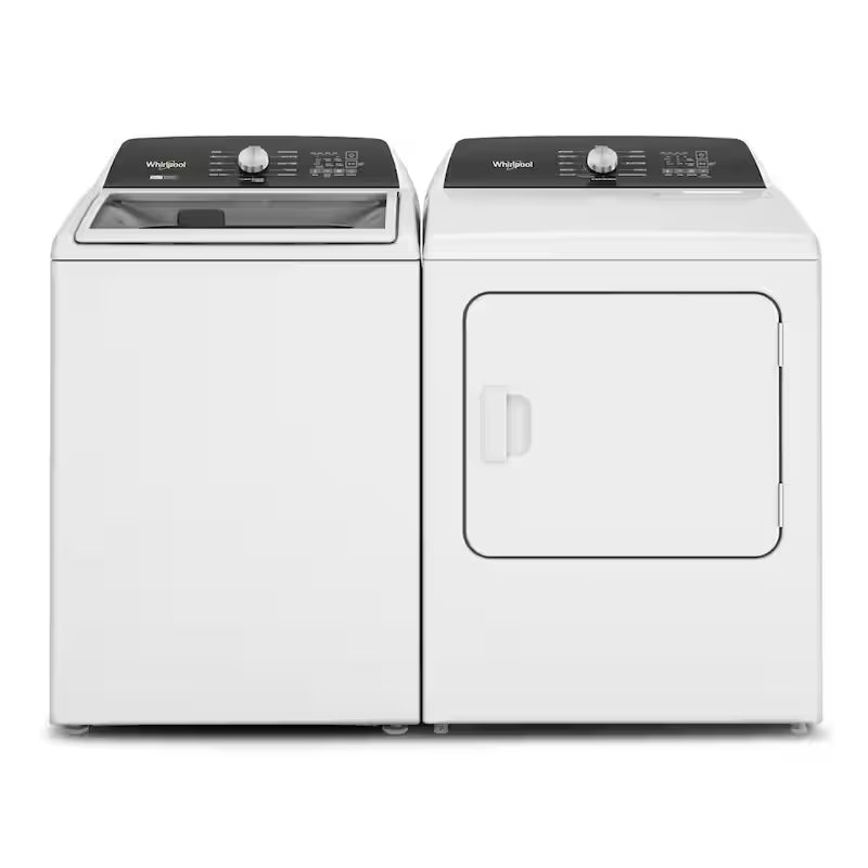 White 7 cu. ft. Electric Top Load Dryer with Steam U674354