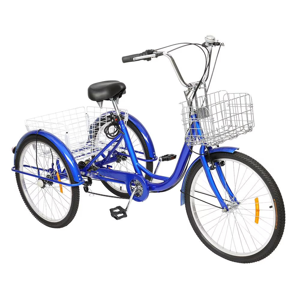 Blue 24-Inch Adult Tricycle I816