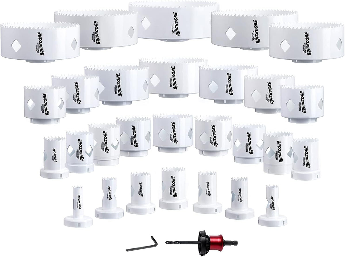 20 Pc Bi-Metal Hole Saw Kit with Arbor B271