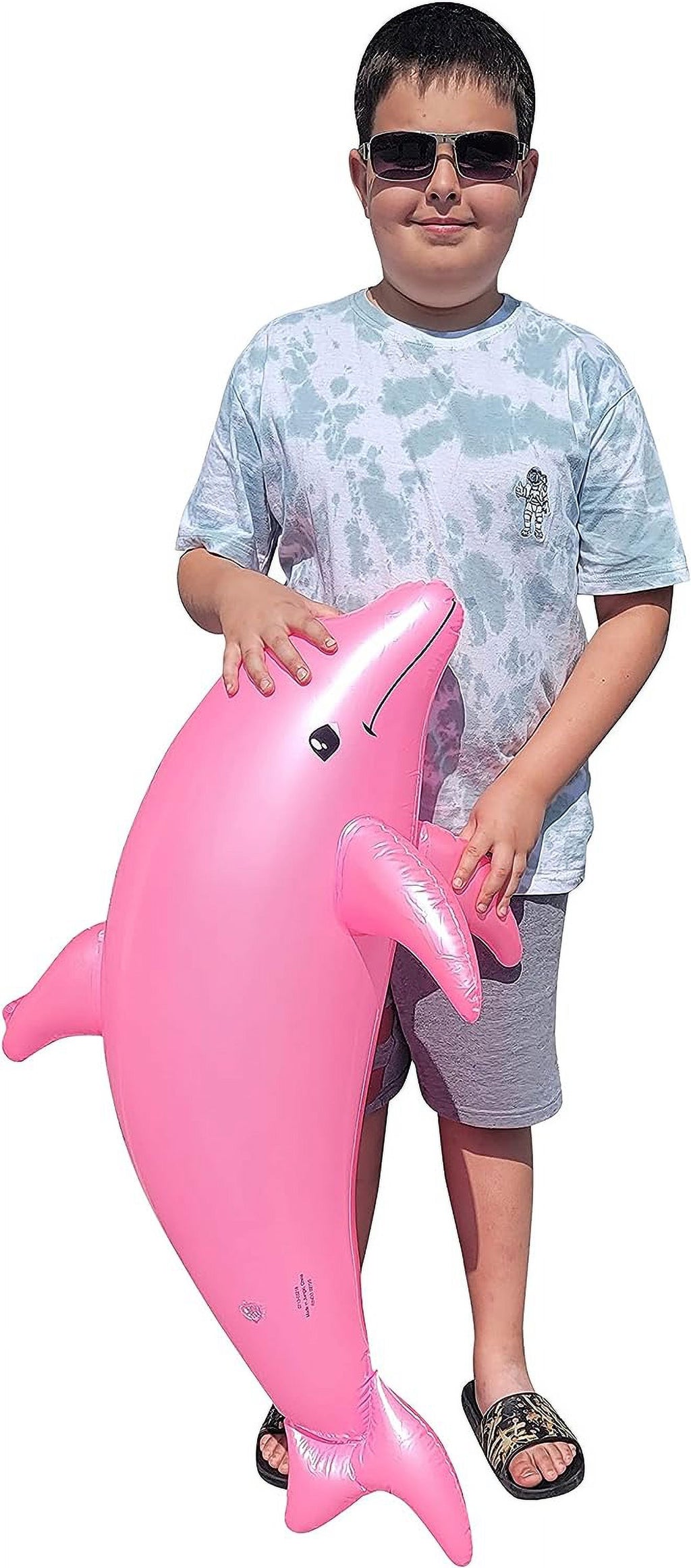 2 Pack Pink 40" Pearlized Inflatable Pool Toy N777205
