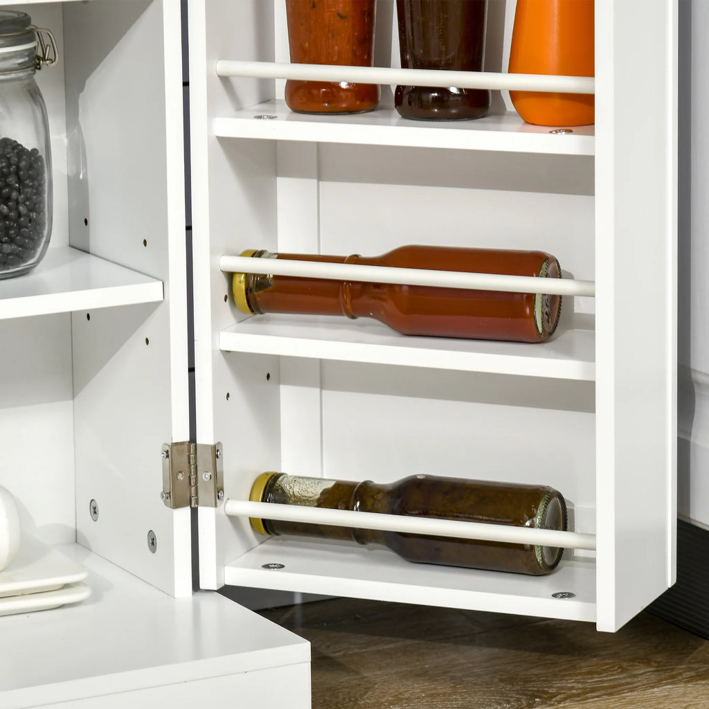 White 2 Door Storage Cabinet with Adjustable Shelves P474975
