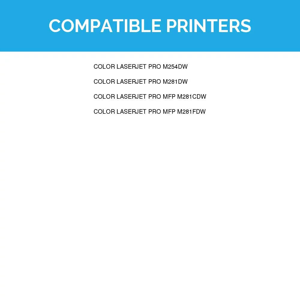 Compatible Toner Cartridge Replacement 5 Pack Black Cyan Magenta Yellow Z669