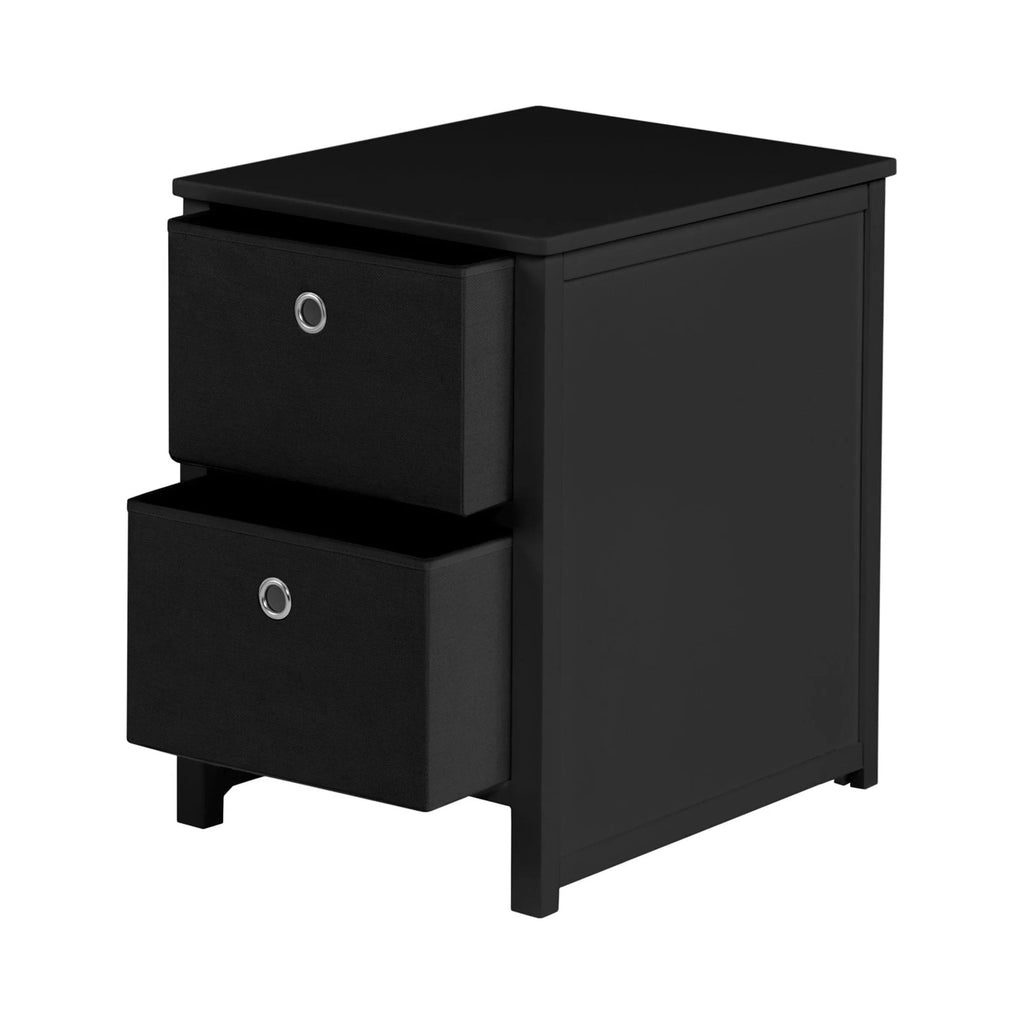 2 Drawer Night Stand Black L50770