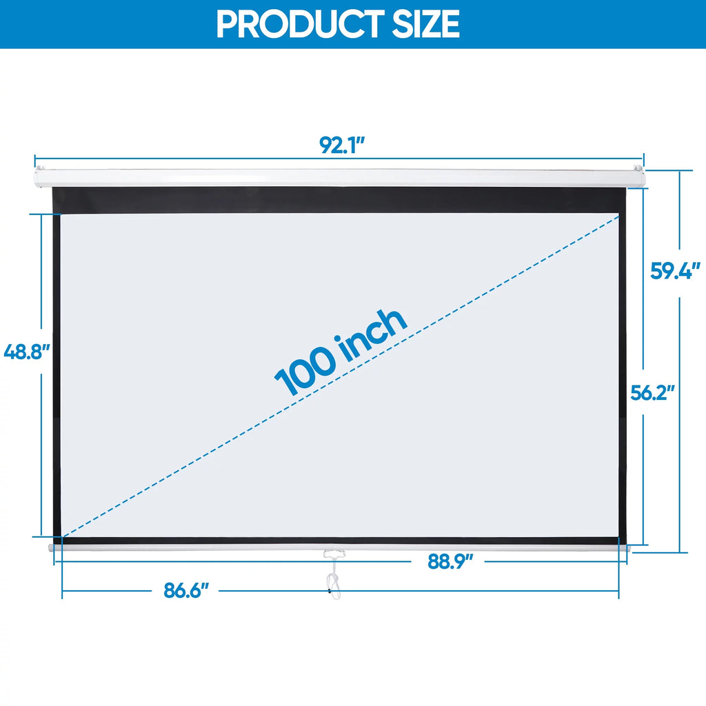 100in 16:9 Projection Screen X689