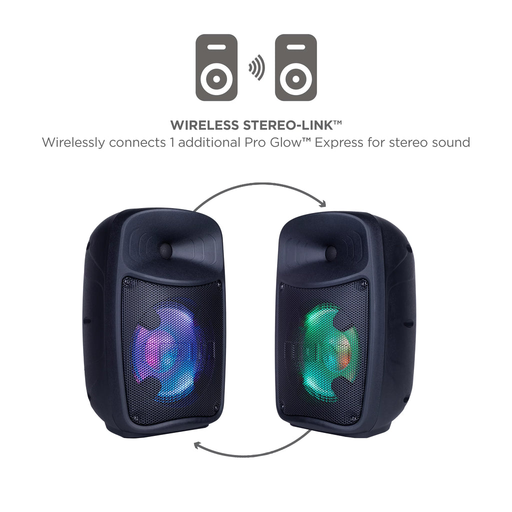High-power Bluetooth-enabled speaker system with lights T95216