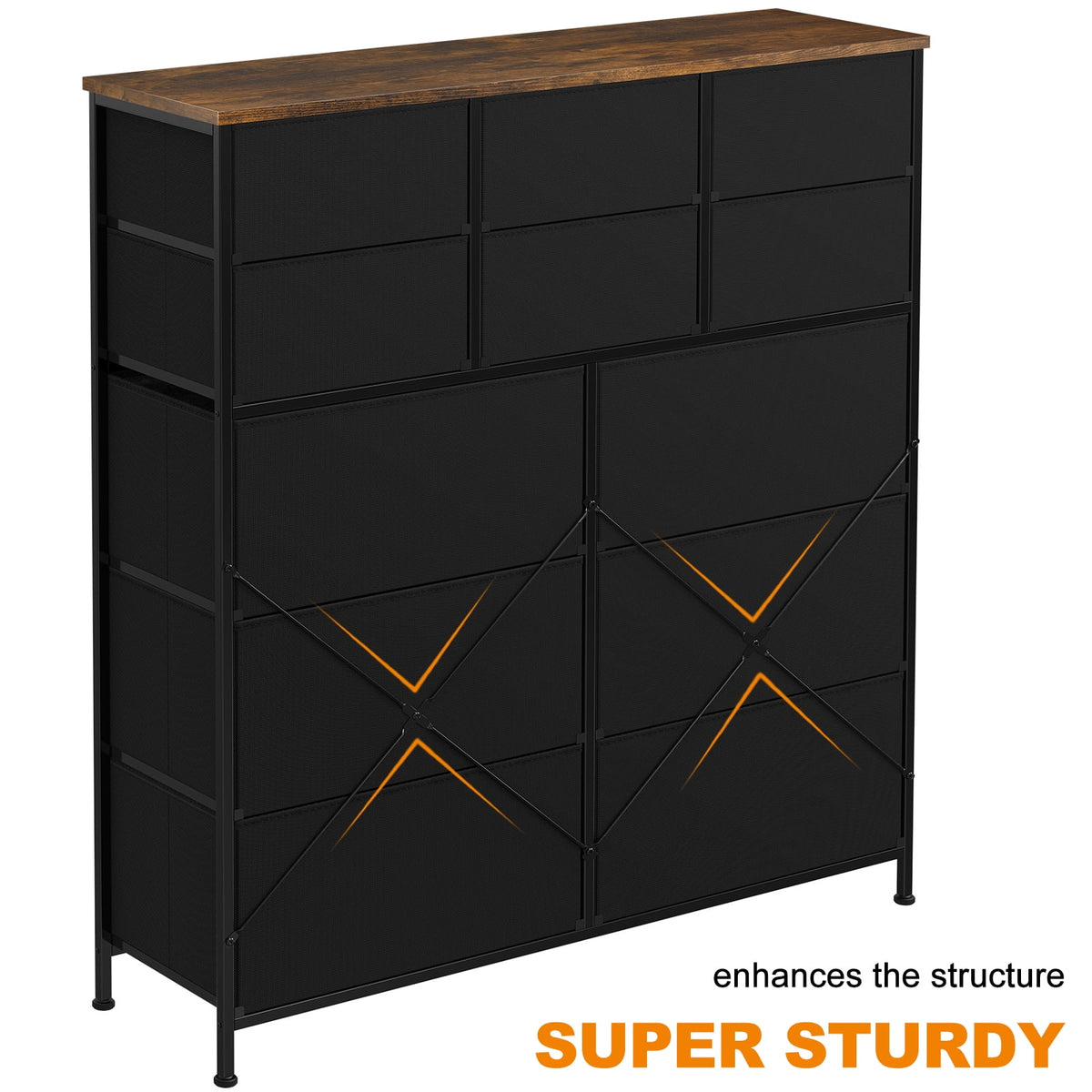 12 Drawer Fabric Storage Dresser H52784