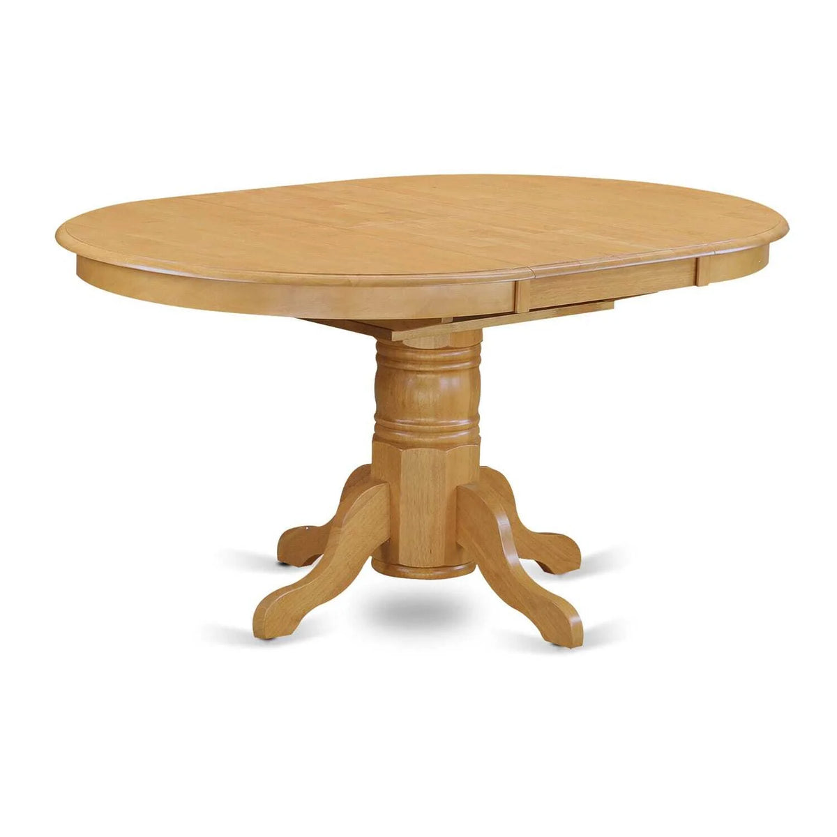 5 Piece Oak Dining Room Set with Oval Table and 4 Chairs M4583