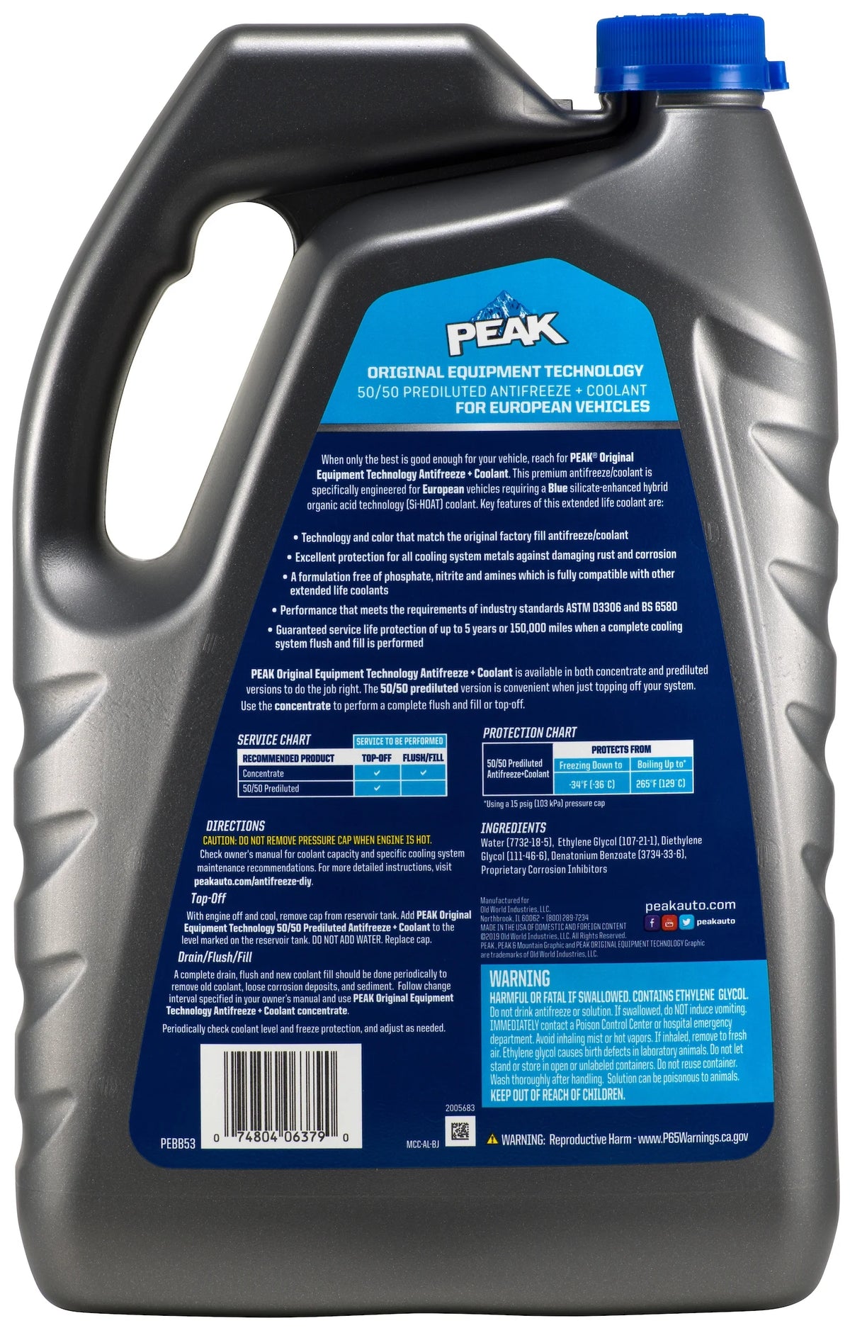 Blue Antifreeze + Coolant S78255