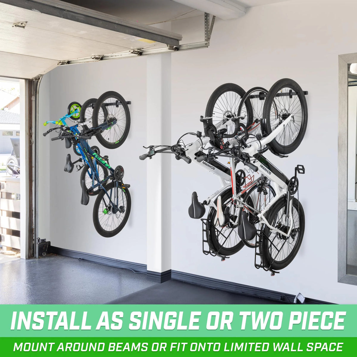 Wall Mounted Bike Rack for 4 to 6 Bicycles G53238