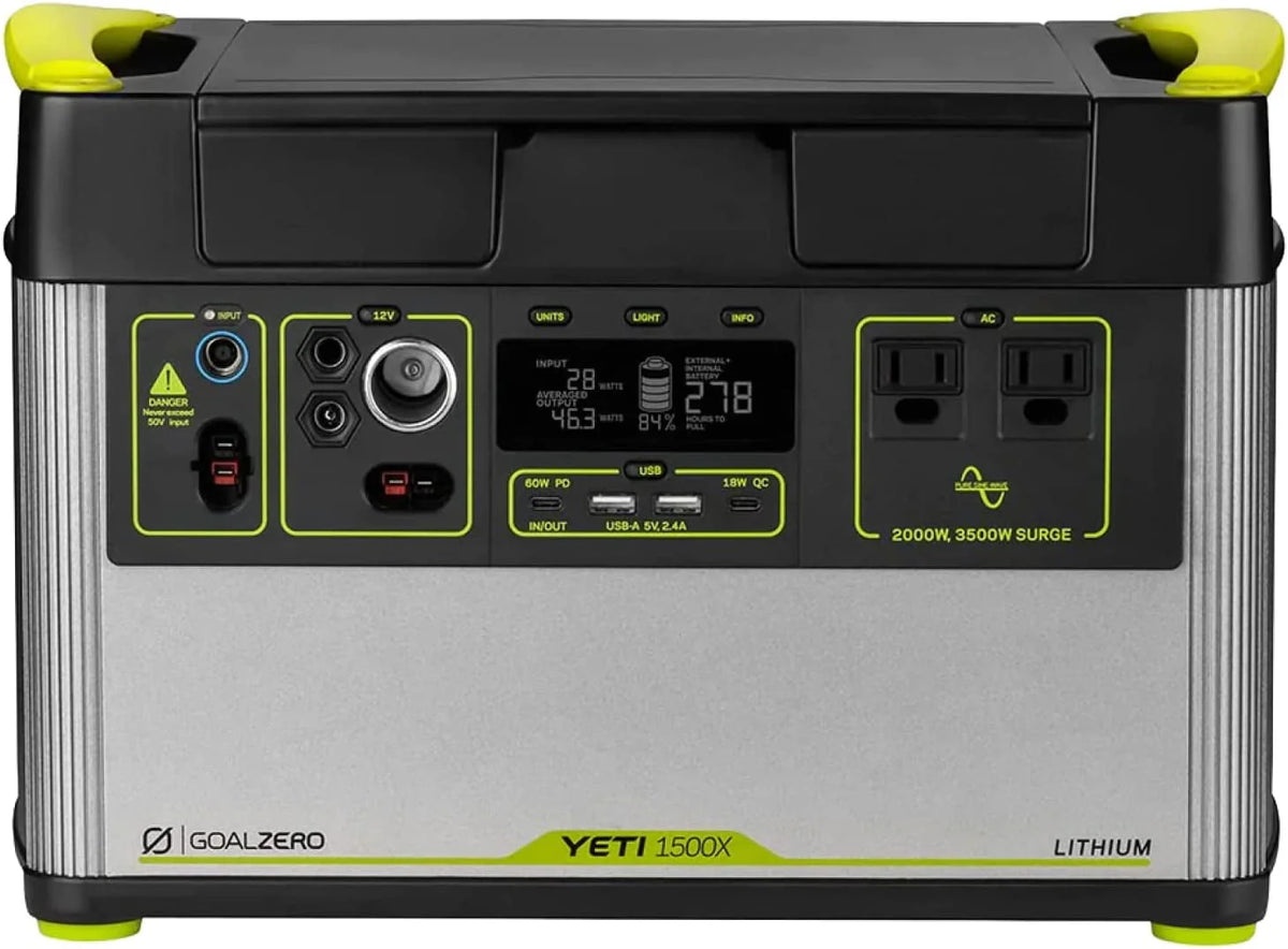 Portable Power Station 1516Wh Lithium Battery Generator 2000 Watt C775326