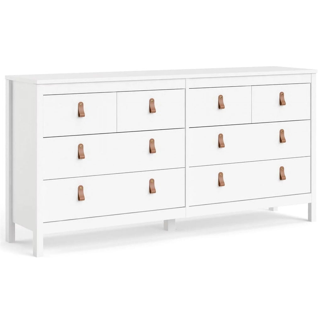 White 8 Drawer Engineered Wood Dresser Y38266