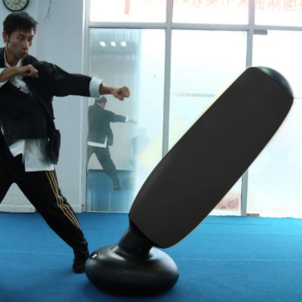 Inflatable Punching Bag for Kids, PVC 160cm (Black) W642