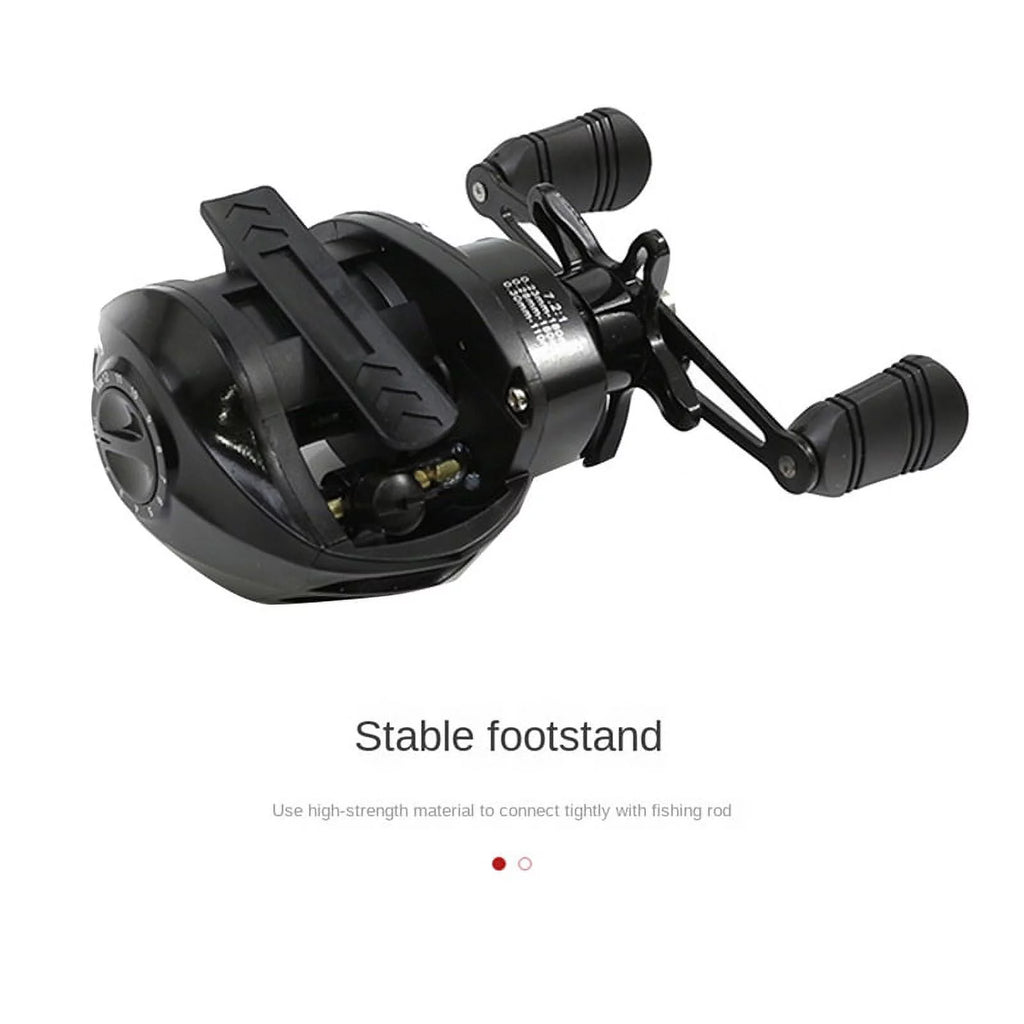 7.2:1 Left Hand Baitcasting Fishing Reel Y421