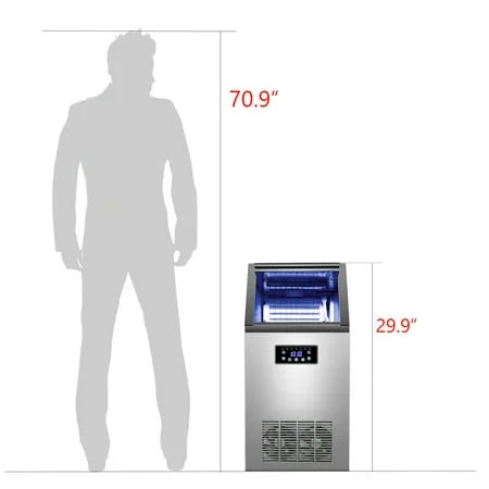 Commercial Ice Maker Machine 36 Ice Cube 130lb/24h D853810