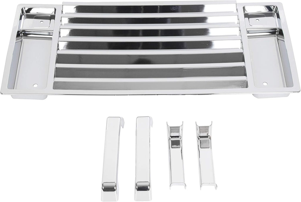 Chrome Hood Deck Vent Panel Handle Cover Trim O6764