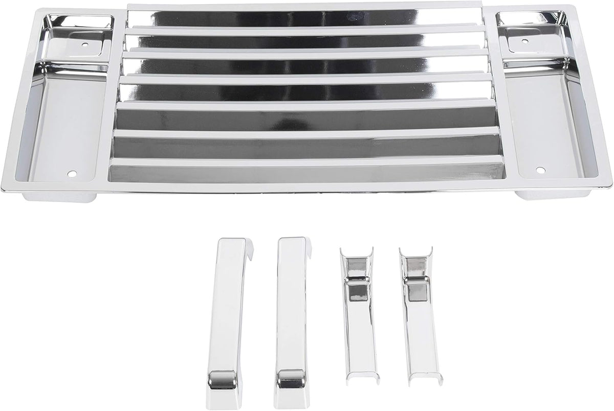 Chrome Hood Deck Vent Panel Handle Cover Trim O6764