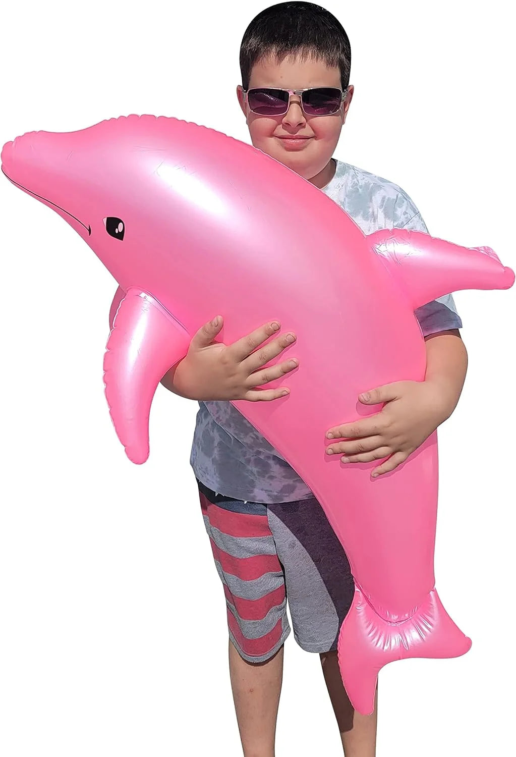 2 Pack Pink 40" Pearlized Inflatable Pool Toy N777205