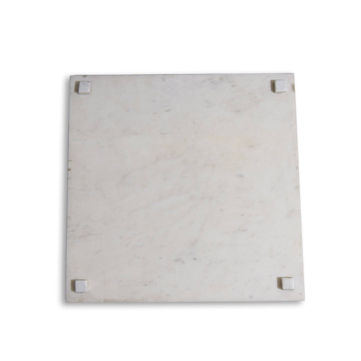 Marble Black Square Accent Table Y25328
