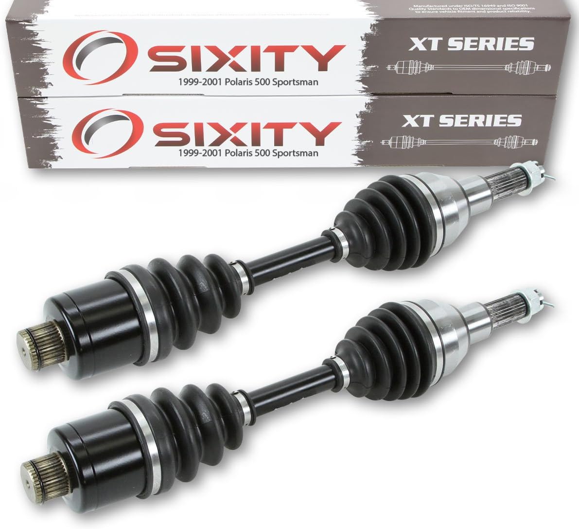 Rear Left Right Axles Pair for Polaris 500 Sportsman 4X4 V982