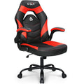 Black Ergonomic PU Leather Computer Chair with Lumbar Support J180