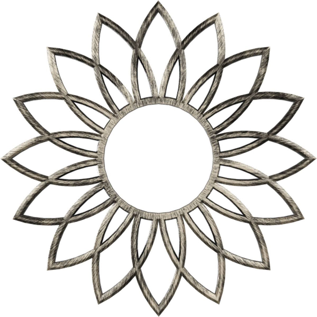 32x22OD x 11 1/8x22ID x 1x22P Daisy PVC Pierced Ceiling Medallion, Antiqued Warm Y754782