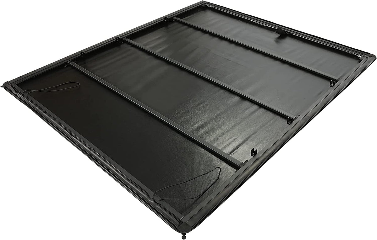 Soft Roll-up Truck Tonneau Cover with 6.5' Bed Black Sailcloth M436373