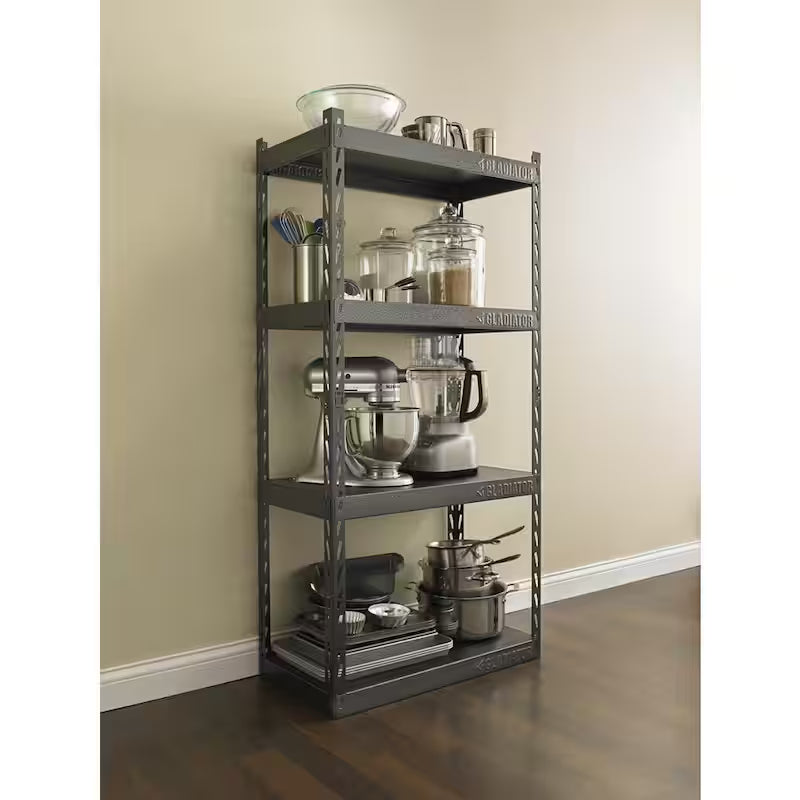 4-Tier Steel Garage Storage Shelving Unit L41577