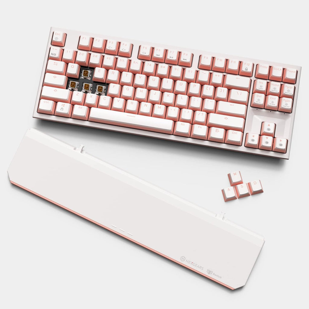 Wireless Mechanical Keyboard with Blue Kailh Box Switches O8438