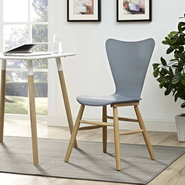 Gray Set of 4 Dining Chair E752863