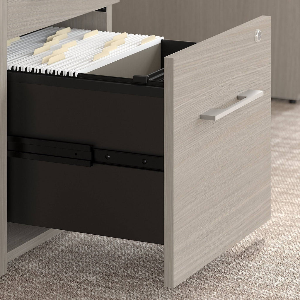 Modern Hickory 3-Drawer File Cabinet N947