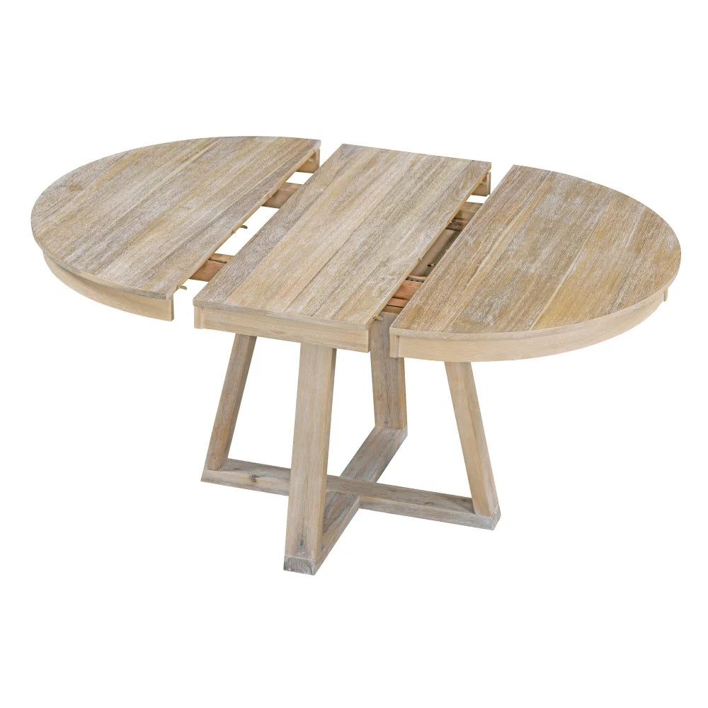 5-Piece Round Dining Set with 4 Upholstered Chairs T79813