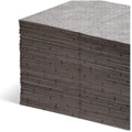 Hazmat Chemical Absorbent Pads, Heavyweight, 20 x 15, Pink, 100pcs Pack of 2 S349713
