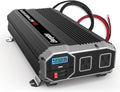 1500 Watts Power Inverter, 12v to 110v, Two AC Outlets, Two USB Ports G7161