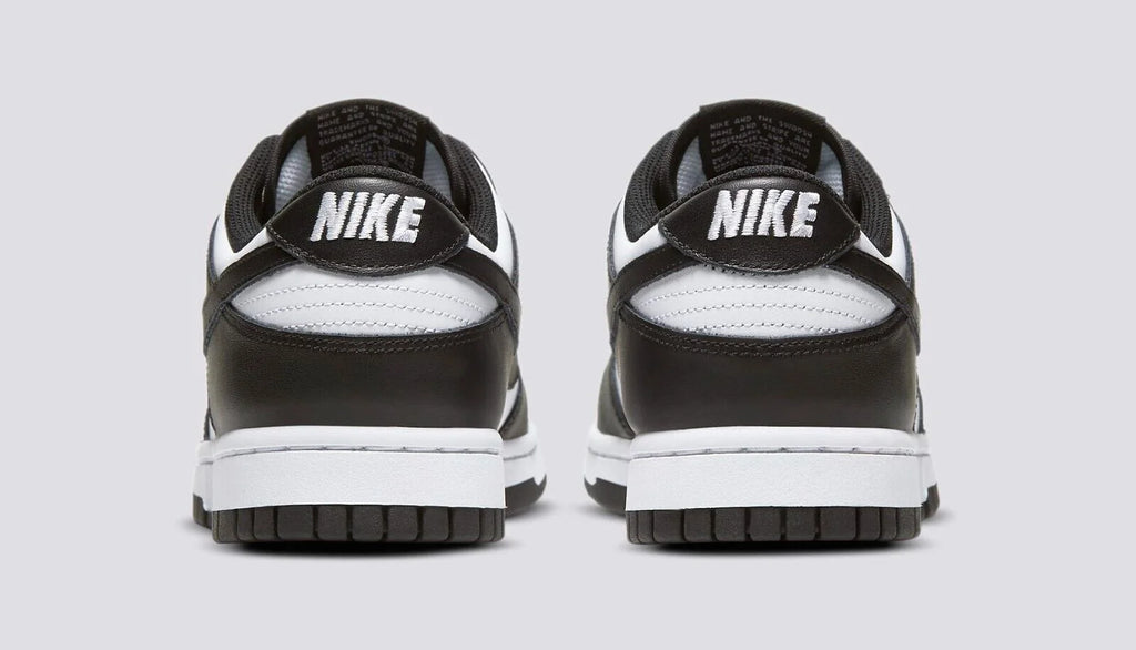 Black & White Leather Running Shoes G795