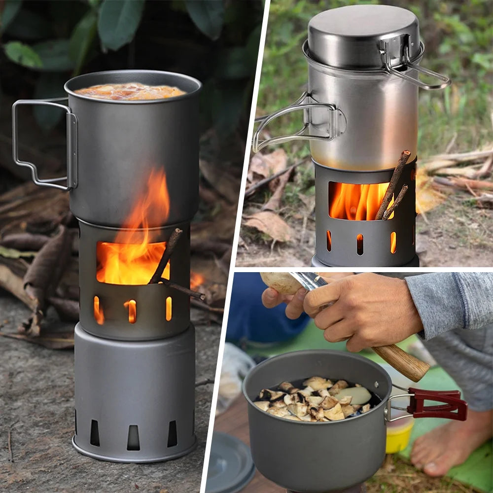 Portable Wood Burning Stove for Camping X733041