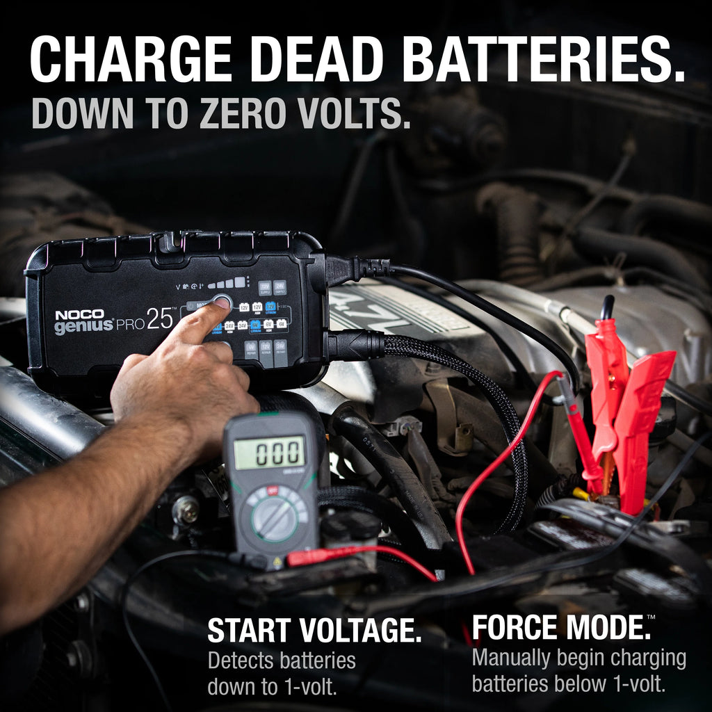 6V/12V/24V Smart Battery Charger and Maintainer U4075