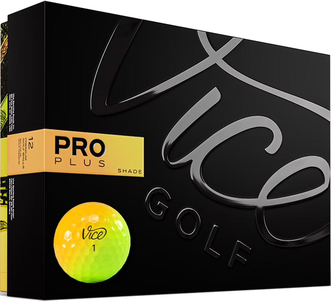 Limited Edition Pro Plus Golf Balls Shade Yellow Orange X4527