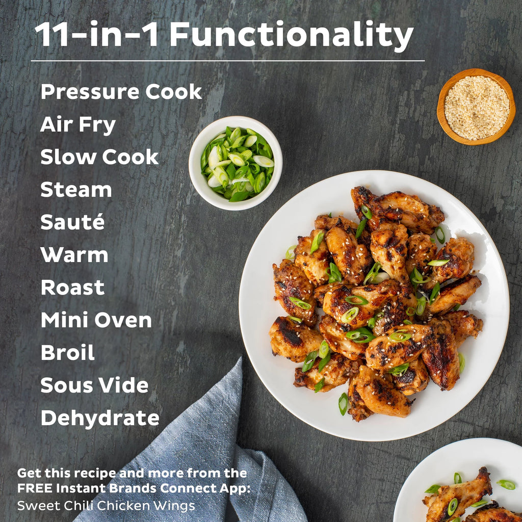 11-in-1 Air Fryer and Electric Pressure Cooker Combo, 8 Quart T1959