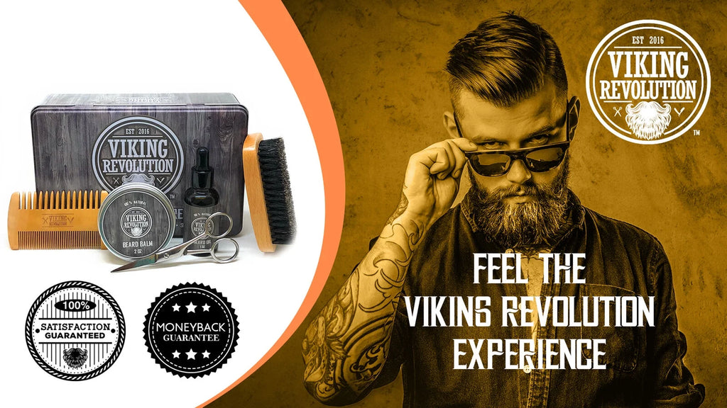 Beard Care Kit with Beard Balm, Beard Oil, Scissors P828938