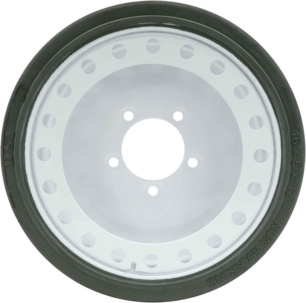 (2 Pack) 16 x 5 x 12 Non-Marking Wheel Assembly R92666