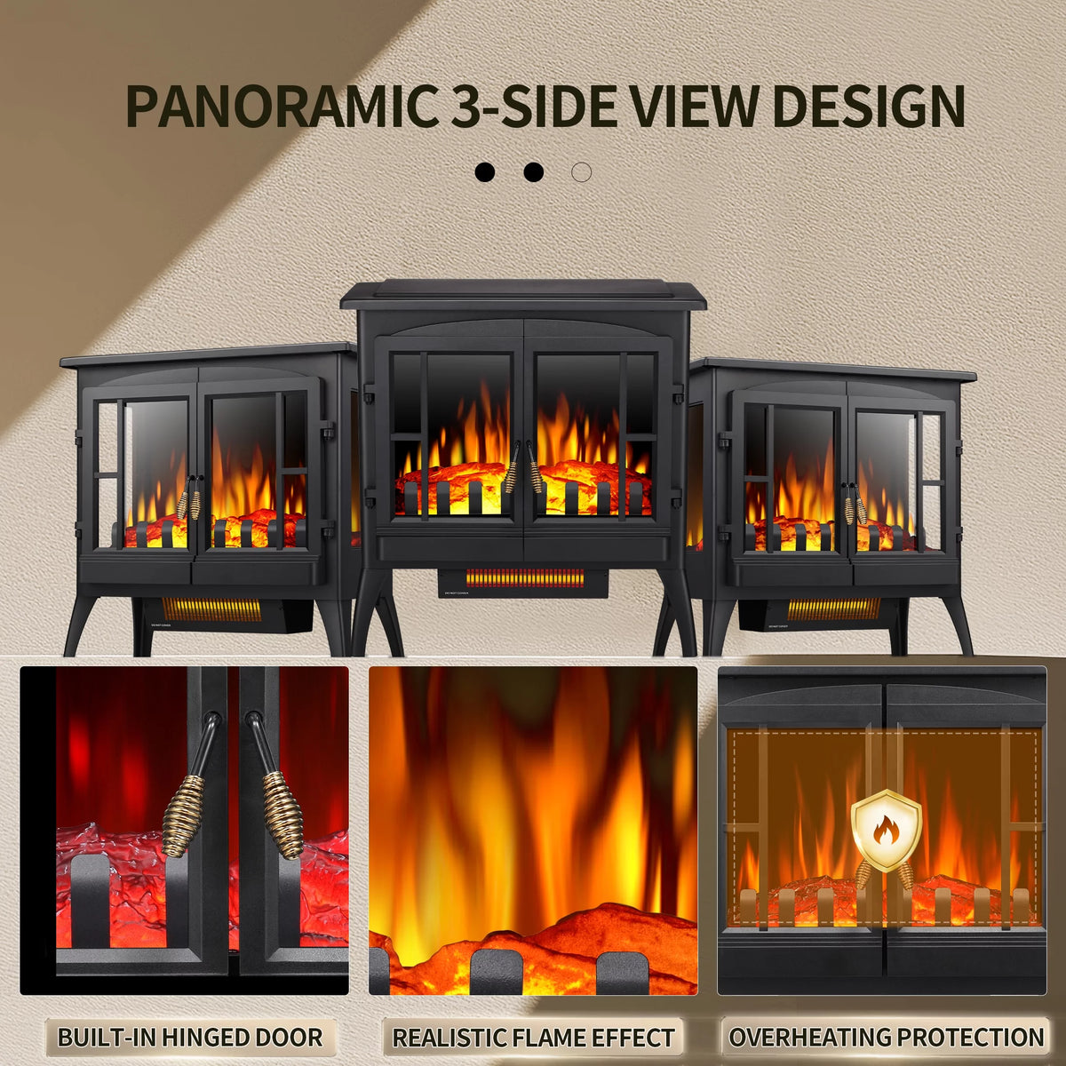 Electric Fireplace Stove 23 Inch I44907