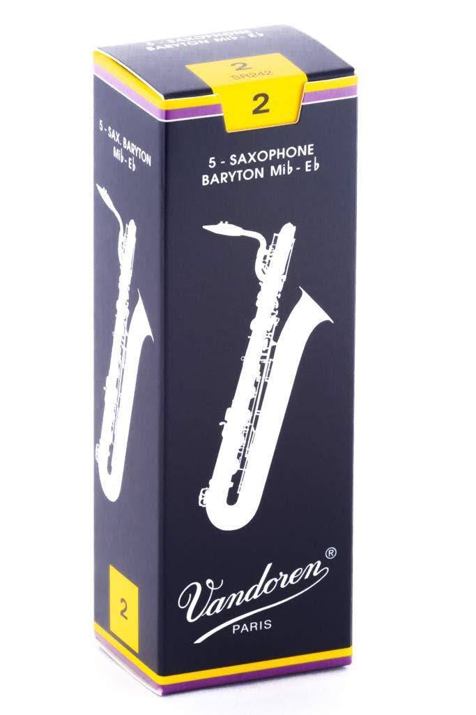 Baritone Saxophone Reeds Strength 2, 5-Pack C36544