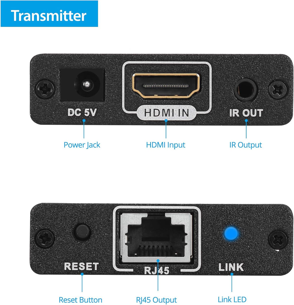 HDMI Extender Over Ethernet Cat6, Pack of 2 C626482